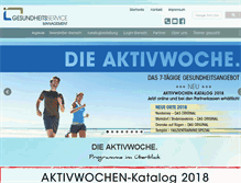Tablet Screenshot of aktivwoche.info